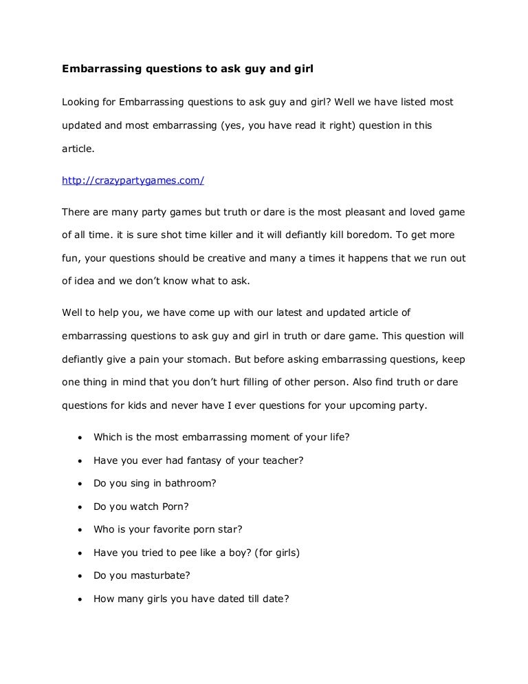 Questions Game To Demand A Girl Questions Game To Query A Girl
